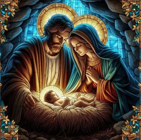 Holy Family Wallpaper, Nativity Scene Pictures, Jesus Smiling, Jesus Background, Jesus And Mary, Jesus Mary And Joseph, Jesus Christ Artwork, Pictures Of Christ, Religious Pictures