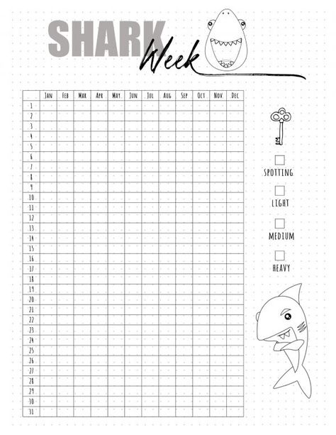 FREE Printable Period Tracker Bullet Journal | Customizable Period Calendar Printable, Period Tracker Printable Free, Free Period Tracker, Printable Period Tracker, Period Tracker Printable, Bullet Journal Period Tracker, Bullet Journal App, Free Planner Inserts, Tracker Bullet Journal