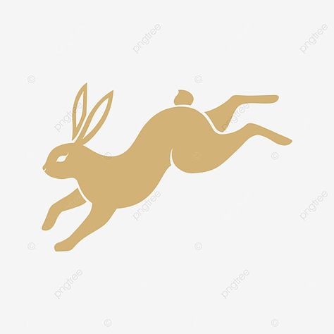 Rabbit Paper, Rabbit Png, Golden Rabbit, Rabbit Silhouette, Bunny Silhouette, One Point Perspective, Red Packet, Point Perspective, Animal Silhouette