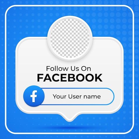 Follow us on facebook social media squar... | Premium Vector #Freepik #vector #social-frame #followers #follow-button #like-us Like And Follow Us On Facebook Logo, Follow Us On, Social Media Profile Design, This Or That Design Instagram, Social Media Design Background, Follow Us On Social Media Sign, Facebook Follow Button, Followers Aesthetic, Follow Icon