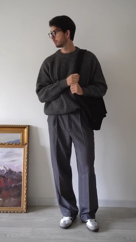 the outfit was taken from Kirill Bondarenko's video - https://youtu.be/nH59lFHrm-0?si=FXG0Y0Qsqvi014BW Smartwear Man, Fall Outfit Business Casual, Japanese Winter Fashion Men, Clean Fits Men, Japan Street Style Mens, Normcore Style Outfits, Japanese Outfits Men, Smart Casual Men Outfit, Normcore Men