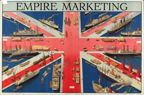 Selling 'Solid Sunshine' - The Art of the Empire Marketing Board - Flashbak Manchester Art, History Of England, Historia Universal, British Government, British Empire, Napoleonic Wars, Art Uk, British History, Royal Navy