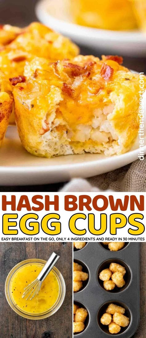 Tatertot Egg Muffins, Tator Tot Egg Muffin Cups, Breakfast Cups With Hashbrowns, Hashbrown Egg Cups Muffin Tins, Tater Tot Egg Muffins, Eggs In Cupcake Pan Muffin Tins, Scrambled Eggs In Muffin Tin, Muffin Pan Egg Cups, Eggs And Tater Tots