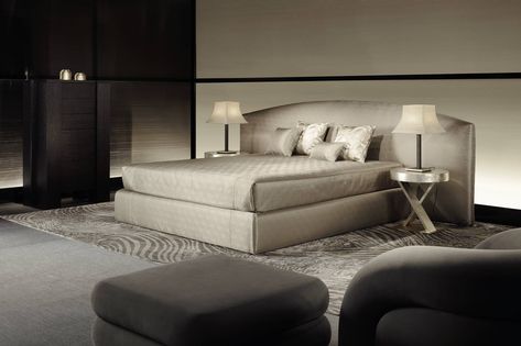 A New Home for Armani/Casa: The Italian Furniture Showroom Opens in Miami's Design District - Haute Living Armani Home, Bed Night, Trendy Sofas, Armani Casa, Modern Houses Interior, Furniture Showroom, Bedroom Layouts, Design District, Italian Furniture