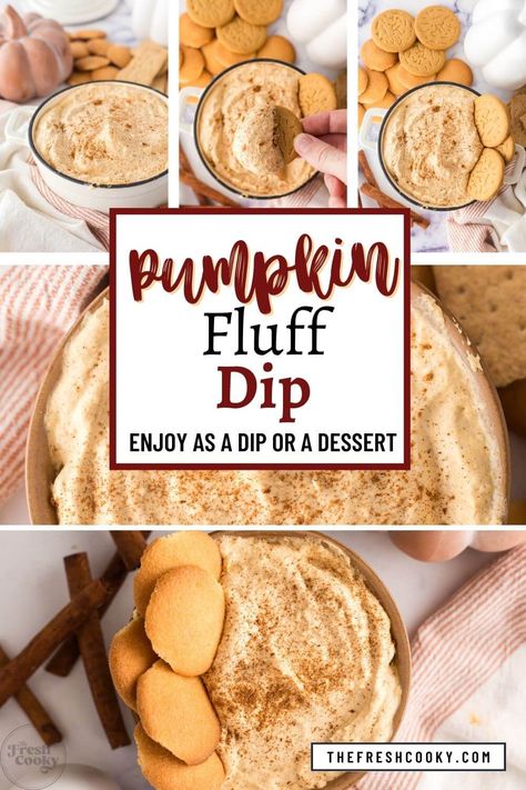 Pumpkin Pie Fluff, Pumpkin Cream Cheese Dip, Cranberry Cream Cheese Dip, Pumpkin Fluff Dip, Fluff Dip, Ginger Snaps Recipe, Pumpkin Pie Dip, Cream Cheese Fruit Dip, Emoji Cupcakes