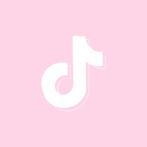 Tiktok Cute Icon, Pink Tik Tok Icon, Tiktok Pink Icon, Tiktok Logo Aesthetic, Tiktok Icons Logo, Pink Tiktok Icon, Ipad Decor, Pink Apps, Logo Tiktok