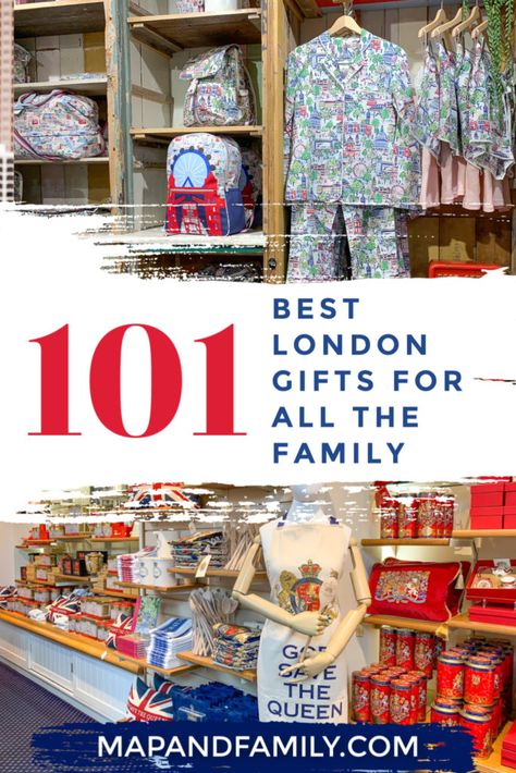 101 Best Gifts and souvenirs from London that you can also buy online.What to buy in London.Ideas for stylish, functional, pretty and witty presents. London-themed gifts that locals buy too. Gifts for mums, sisters, best friends, presents for dads, uncles, brothers. Treats for toddlers to teens. #Londongifts #Londonsouvenirs #familytravel #travelwithteens #giftideas Presents For Dads, London Ideas, Gifts For Mums, Sisters Best Friends, London Theme, London Souvenirs, Prague Travel, London Gifts, Presents For Best Friends