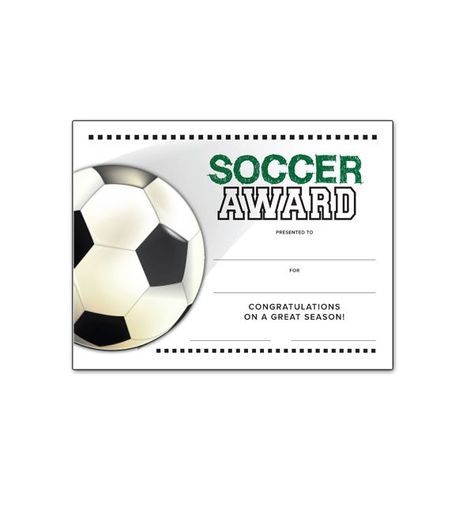 Soccer Team Mom, Coaching Soccer, Soccer Banquet, Soccer Awards, Soccer Team Gifts, Soccer Camp, Sports Ideas, Free Certificate Templates, Award Template