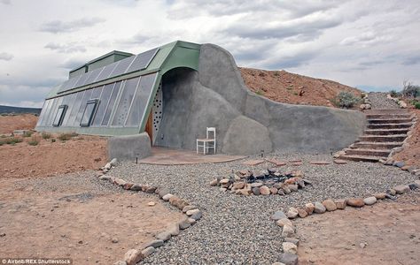 The brand new Studio Earthship in New Mexico represents the Star Wars Sandcrawlers - large, slow, treaded vehicles, used as self propelled bases for mining squads Earth Ship, Earthship, Best Places To Live, Off Grid Living, Taos, Off Grid, Off The Grid, On Off, New Mexico