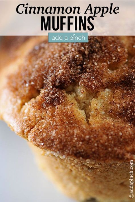 Cinnamon Crisp, Apple Muffins Recipe, Apple Recipes Easy Healthy, Apple Cinnamon Muffins Recipe, Delicious Muffins, Apple Muffin Recipes, Bakery Style Muffins, Apple Recipes Easy, Apple Cinnamon Muffins