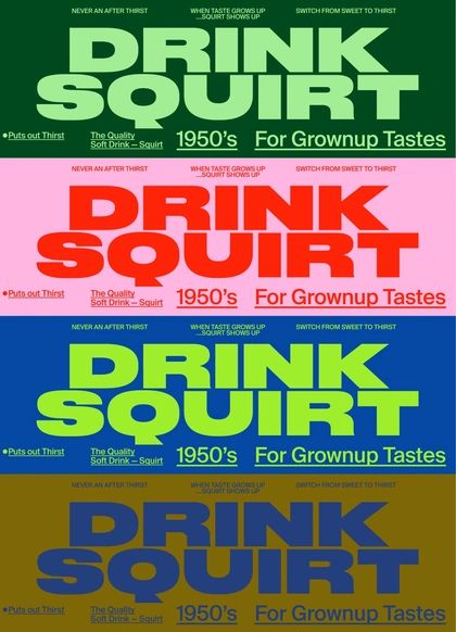 80s Branding, Typography Design Ideas, Colourful Typography, Brand Color Palette, Logo Creation, Color Palette Design, Soju, Typography Letters, 로고 디자인