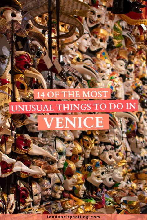 Explore Venice off the beaten path with my ultimate guide to the most unique and unusual things to do in Venice Italy. Ditch the gondolas for kayaks and St Marks square for the colourful houses of Burano. Plus plenty more of the most fun, non touristy and quirky things to do in Venice... Things To See In Venice Italy, Venice Italy Fashion, Venice Must Do, Best Things To Do In Venice Italy, Venice To Do, Venice Italy Carnival, What To Do In Venice Italy, Things To Do In Venice Italy, Italy Interrail