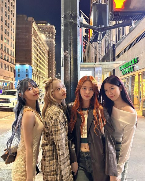 Instagram New York, Angel Dress, Sakura Miyawaki, Pre Debut, Blue Flames, How To Pose, Kpop Girl Groups, K Idols, Instagram Update