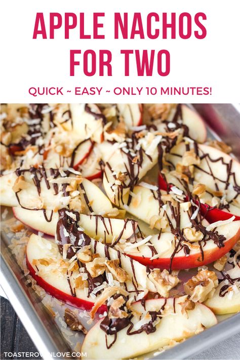 Fruit Nachos, Late Night Snack Recipes, Late Night Snacks Easy, Healthy Midnight Snacks, Night Dessert, Munchies Snacks, Toaster Oven Recipes, Entertaining Appetizers, Apple Nachos