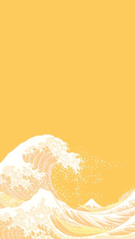 Yellow Aesthetic, Yellow Background, Aesthetic Wallpaper, Iphone, Orange, Yellow, White