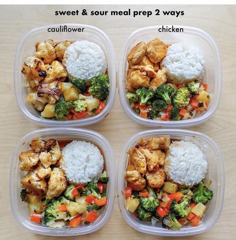 Clean Meal Prep, Healthy Lunch Meal Prep, Meal Prep Clean Eating, Easy Healthy Meal Prep, Makanan Diet, Meal Prep Bowls, Lunch Recipes Healthy, Diet Vegetarian, Lunch Meal Prep