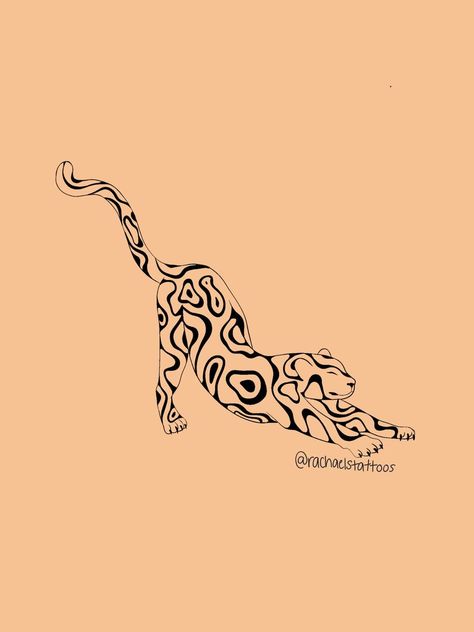 Linework Cheetah Tattoo, Cute Leopard Tattoo, Leopard Minimalist Tattoo, Panther Tattoo Minimalist, Leopard Tattoo Meaning, Simple Leopard Tattoo, Leopard Tattoo Stencil, Marbling Tattoo, Minimalist Tattoo Stencil