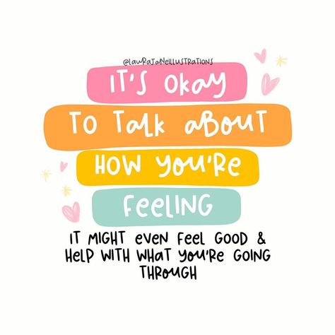 Laura Jones on Instagram: “October 10th, that’s this Saturday, is World Mental Health Day!!! So, here’s a reminder that it’s okay to talk about how you’re feelings…” World Mental Day, Mental Day, Mental Health Artwork, World Mental Health Day, Mental Health Posters, Daily Quotes Positive, Break The Stigma, Thankful For Friends, Mental Health Day