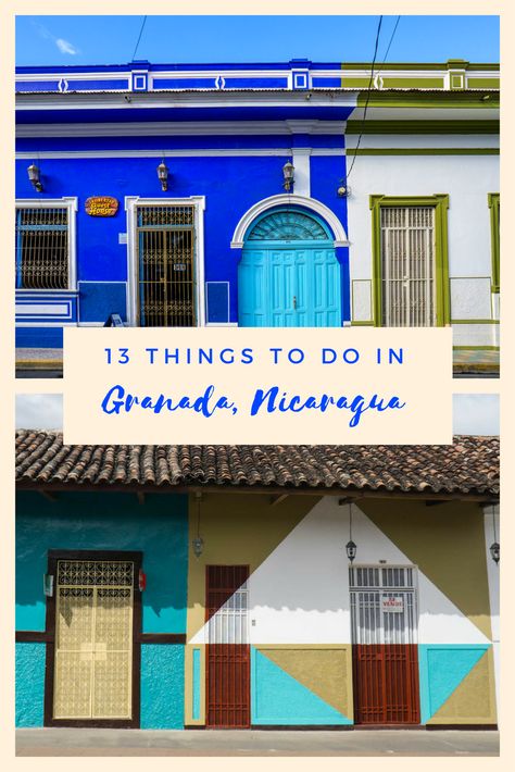 Granada, Nicaragua is packed with things to do - travel to the active volcano of Masaya, kayak the isletas, or take in the gorgeous colonial architecture. Deck Railing Ideas, Granada Nicaragua, Vacay Ideas, Ometepe, Travelling Ideas, Nicaragua Travel, Railing Ideas, Top Places To Travel, Deck Railing