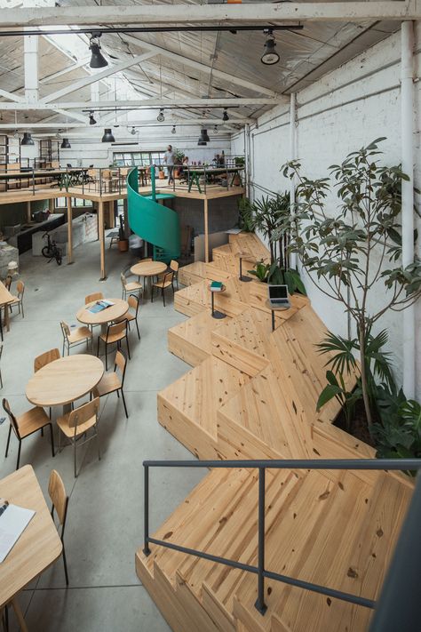 Communal Kitchen, Shelter Design, Courtyard Design, Open Market, Collaboration Space, Cafe Interior Design, Diagram Architecture, Space Architecture, Beauty Design