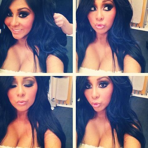 Snooki Makeup, Big Brown Eyes, Brown Eyes, Makeup, Hair, Make Up