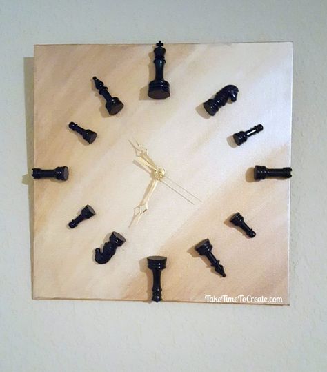 Chess Related Gifts, Chess Gift Ideas, Chess Diy, Chess Room, Newspaper Ideas, Chess Clock, Diy Dice, Chess Gifts, Check Mate