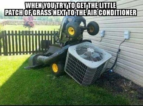 Lawn Care Humor, Question Post, Lawn Mowing Business, Mowing Business, Mowing Lawn, Hvac Business, Hvac Hacks, Funny Gardening, Furnace Repair