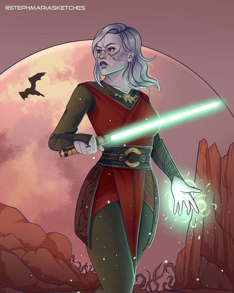 Merrin Star Wars, Nightsister Merrin, Star Wars Characters Pictures, Star Wars Ahsoka, Jedi Order, Star Wars Games, Star Wars Rpg, Star Wars Women, Star Wars Fan Art