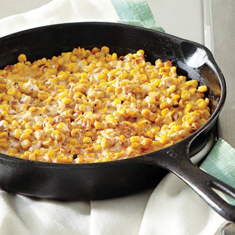 Fried Corn Recipe, Southern Fried Corn, Fried Corn Recipes, Cheesy Bacon Potatoes, Skillet Corn, Corn Side Dish, Creamed Corn Recipes, Recipe Mexican, Buttered Corn