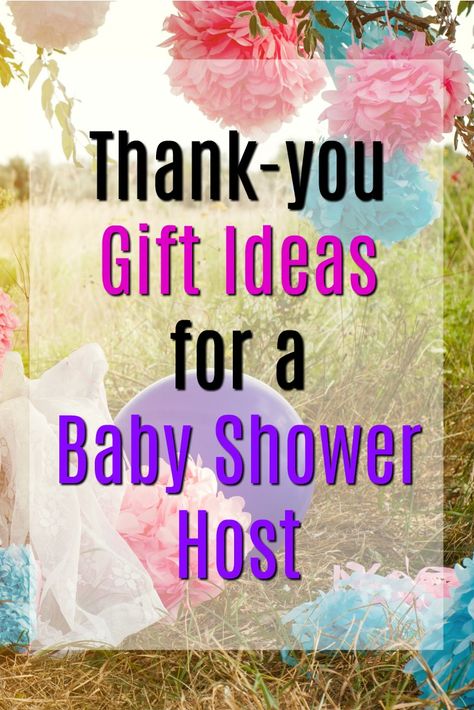 Baby Shower Host Gift, Inexpensive Hostess Gifts, Gifts For Hostess, Baby Shower Hostess Gifts, Thank You Baskets, Baby Shower Planner, Baby Shower Thank You Gifts, Shower Hostess Gifts, Ideas For Baby Shower