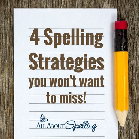 Effective Spelling Strategies - All About Spelling How To Teach Grammar, Spelling Help, Reading Tutor, Spelling Strategies, All About Spelling, Spelling For Kids, Free Homeschool Curriculum, Homeschool Writing, Teaching Spelling