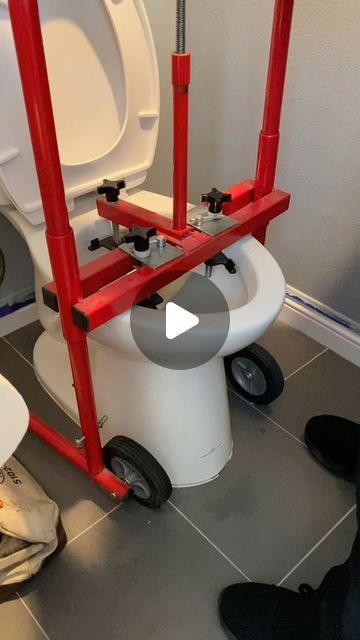 DRx Plumbing on Instagram: "My friend Rocco showing off a pretty cool tool to remove a toilet when age starts creeping up on ya! I’ll be there soon! #toilet #toiletremoval #plumbinggadgets #plumbingtools #plumbing #drxplumbing" Toilet Plumbing, Diy Shoe Storage, Funny Items, Diy Shoe, Plumbing Installation, Diy Sofa Table, New Toilet, Living Room Sofa Design, Plumbing Tools