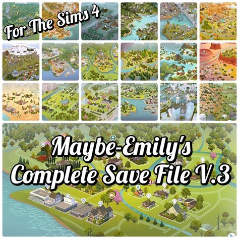 Sims 4 Save File, San Myshuno, Save File, Jungle Adventure, High School Years, Basic Needs, Best Sims, Horse Ranch, Afterschool Activities