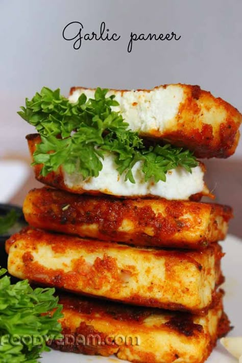 Garlic paneer recipe is one of my favorite recipes.It can be prepared with very less effort and in less time.both text and video versions of the recipe .... Garlic Paneer Recipe, Indian Savouries, Indian Platter, Arabisk Mad, Ramzan Recipes, Ramzan Recipe, Paneer Dishes, Fried Garlic, Paneer Recipe