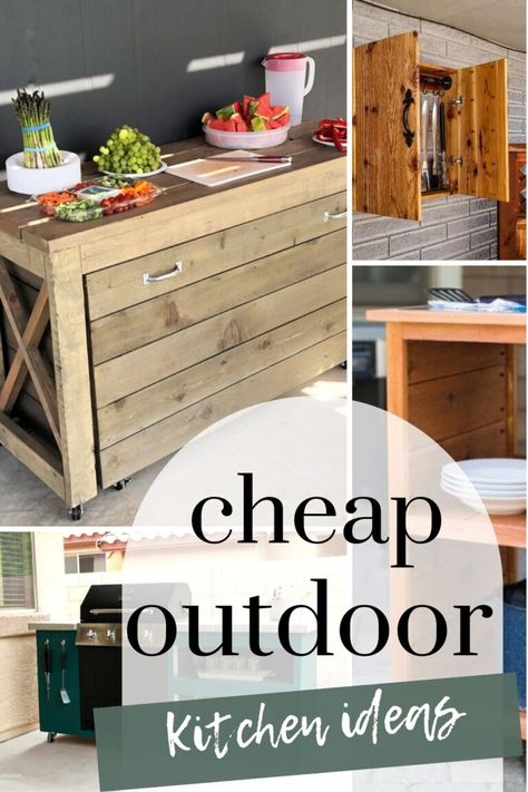 Transform your backyard into a culinary paradise with these DIY outdoor grill station ideas! From sleek and modern designs to rustic and charming setups, there's something for every style and budget. Get ready to impress your guests and enjoy endless summer cookouts with these inspiring and easy-to-build projects. Outdoor Kitchen Plans Diy, Grilling Station Outdoor Diy Patio, Diy Blackstone Grill Station, Grilling Station Ideas, Diy Outdoor Kitchen On A Budget, Diy Outdoor Grill Station, Outdoor Grill Area Diy, Grill Station Ideas, Outdoor Grilling Station