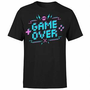 The Gaming Collection Game Over Gaming T-Shirt - Black - L - Black-male Gaming Tshirts Design, Game Tshirt Design, Gamer Clothes, Gamer Shirt, The Game Is Over, Gamer T Shirt, Exclusive Clothing, Games To Buy, Gaming Shirt