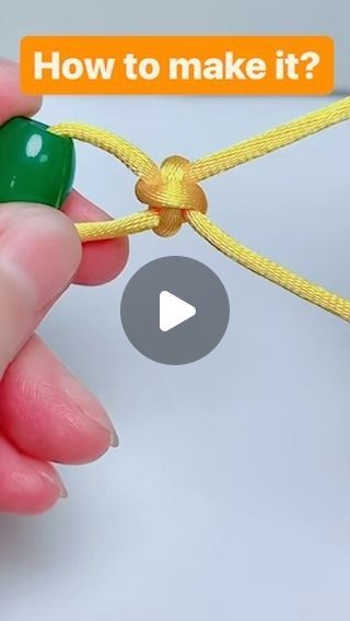 Instagram, Jewellery Making, Knots For Pendants, Making Videos, Jewelry Knots, Handmade Fashion, Knot, Jewelry Making, Pendant