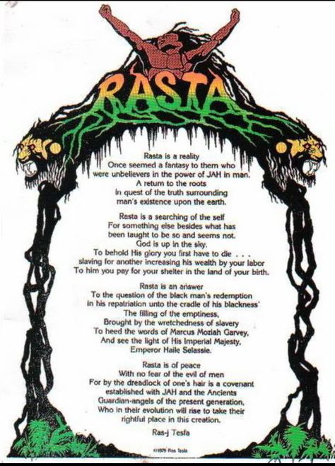 #rasta #jah #dred #lion #jamaican #jamaicatraveltoday #caribbean Rasta Quotes, Dreads Quotes, Rastafarian Beliefs, Rastafari Quotes, Rastafari Art, Rasta Art, Rastafarian Culture, Reggae Art, Bob Marley Pictures