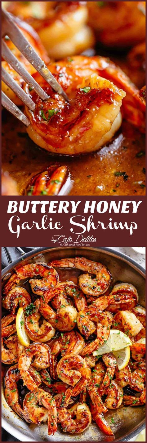 Baked Shrimp Recipes Healthy, Honey Garlic Butter Shrimp, Shrimp Pasta Recipes Healthy, Shrimp Bake, Clean Eating Shrimp, Shrimp Pasta Recipes Easy, Low Carb Shrimp Recipes, Honey Shrimp, Honey Garlic Shrimp