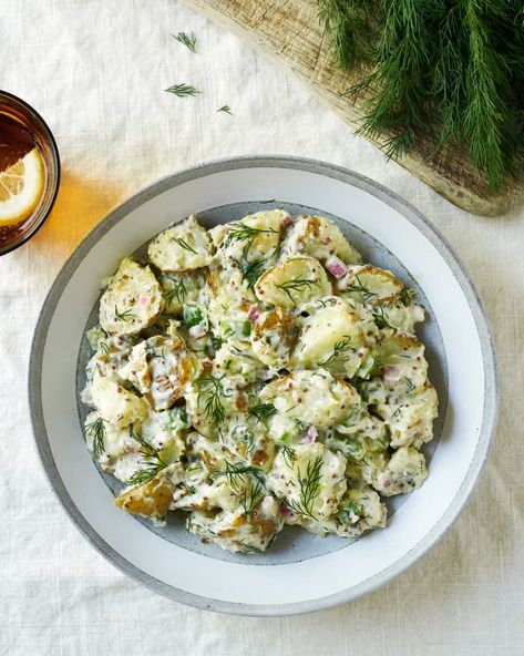 Ina Garten, Ina Garten Potato Salad, Salad Cobb, Ranch Potato Salad, Dill Potatoes, French Potatoes, Potato Salad Dressing, Red Potato Salad, Potato Salads