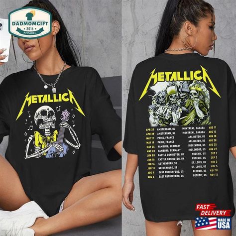 Metallica World Tour 2023 Shirt Skull Music Rock Festival Hoodie Sweatshirt Check more at https://dadmomgift.com/product/metallica-world-tour-2023-shirt-skull-music-rock-festival-hoodie-sweatshirt/ Festival Merch, Skull Music, Festival Merchandise, Rock Festival, Rock Festivals, Jonas Brothers, Tour T Shirts, World Tour, Rock Music