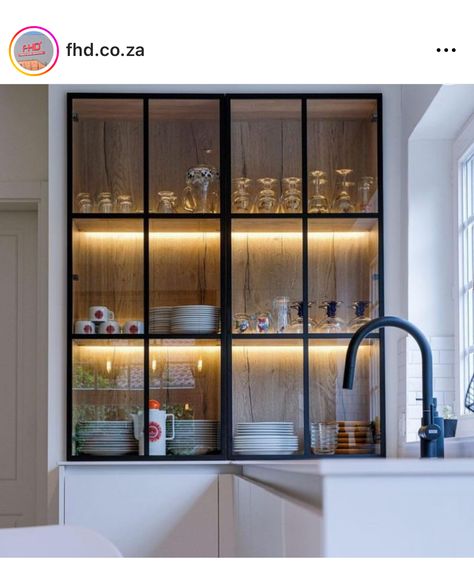 Kitchen Cupboards Design Cabinet Doors, Kitchen Glass Cabinets Display, Cupboard Design Kitchen, Kitchen Glass Cabinets, Modern Kitchen Cupboards, Cabinet Color Ideas, Kitchen Display Cabinet, Kitchen Cabinet Color, Small Modern Kitchen