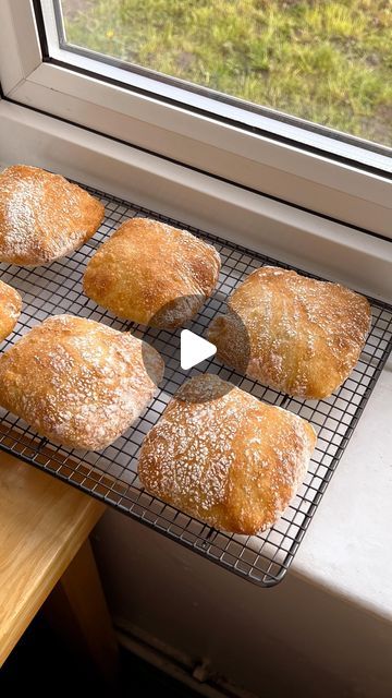 Levain Bread Recipe, Ciabatta Recipe, Apple Crisp Bars Recipe, Homemade Chicken Strips, Ciabatta Bread Recipe, Homemade Bread Recipes Easy, Bread Shaping, Ciabatta Bread, Homemade Dinner Rolls