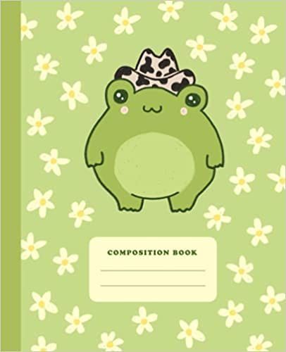 Perfect for school, college, university or using it as a diary or journal.
Original cover illustration of a chunky frog wearing cowboy hat and pretty daisy floral pattern.
Unique gift idea for kawaii style and cottagecore aesthetic fans. Perfect for teen girls and boys, young adults or any frog lover out there. Frog Cowboy Hat, Flower College, Journal For School, Book Cover Art Diy, School Book Covers, Note Writing Paper, Diary Covers, Notebook Cover Design, Book Cover Template