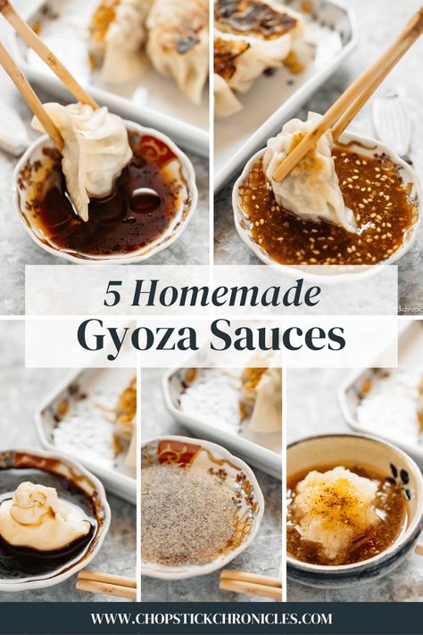 Find out how to make homemade gyoza sauces that will take your dumplings to the next level. #gyozasauce #gyozasauces #homemadesauces #homemadegyozasauces Japanese Gyoza Recipe, How To Make Gyoza Sauce, Gyoza Dipping Sauce Easy, Dimsum Sauce Recipe, Gyoza Filling, Gyoza Salad, Gyoza Sauce, Gyoza Filling Recipes, Gyoza Dipping Sauce