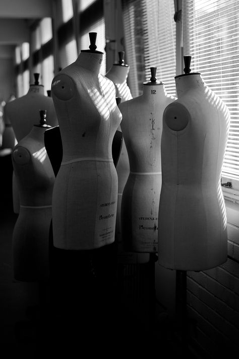 Dressmakers Mannequins; fashion design studio // Fashion Atelier Studios, UCA Rochester Sewing Aesthetic, Sewing Photography, Fashion Atelier, Fashion Dream Job, Fashion Designer Studio, Dress Forms, Fashion Buyer, Sewing Studio, 가을 패션