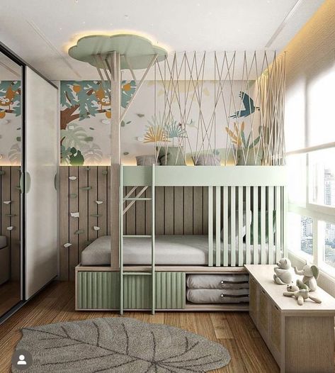 Most beautiful room idea for your baby Children's Bedroom Ideas, Boy Toddler Bedroom, Kids Room Interior Design, Bar Basement, Bunk Bed Designs, Kids Bedroom Inspiration, Kids Bedroom Designs, Kids Interior Room, Toddler Rooms