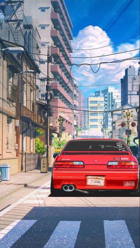 #carsofinstagram #carsandmotorcycles #cars Aesthetic Anime Car Wallpaper, S13 Silvia Wallpaper Aesthetic, Pixel Car Wallpaper, Nissan Silvia S13 Wallpaper, S13 Wallpaper, Retro Car Wallpaper, Car Aesthetics, Wallpaper Car, Cars Interior