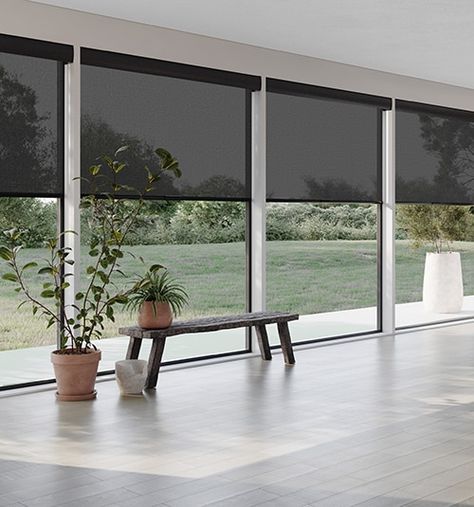 Order #1001076120 Modern Window Shades, Roller Shades Living Room, Sliding Door Shutters, Solar Blinds, Vertical Blinds Alternative, Window Blinds Wood, Solar Roller Shade, Glass Wall Office, Skylight Shade