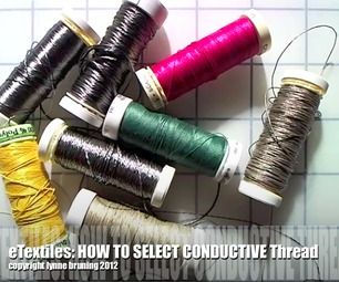 eTextiles: How to Select Conductive Thread Soft Circuits, Conductive Thread, Wearable Computer, Smart Textiles, Wearable Electronics, E Textiles, Technology Diy, Technology Gifts, Technology Icon